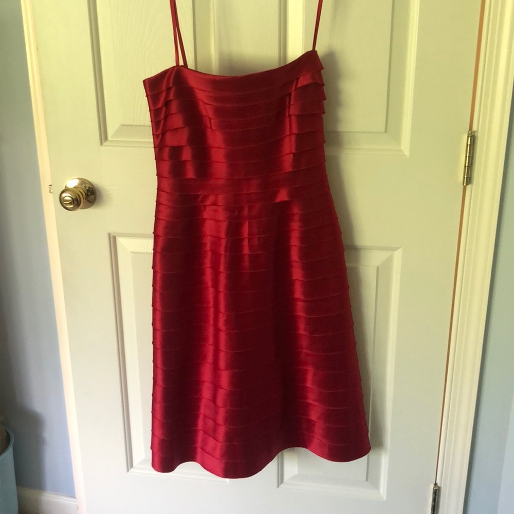 Red cocktail dress! Never been worn from BCBG